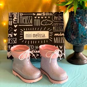Mini Melissa Toddler Girl rain boots